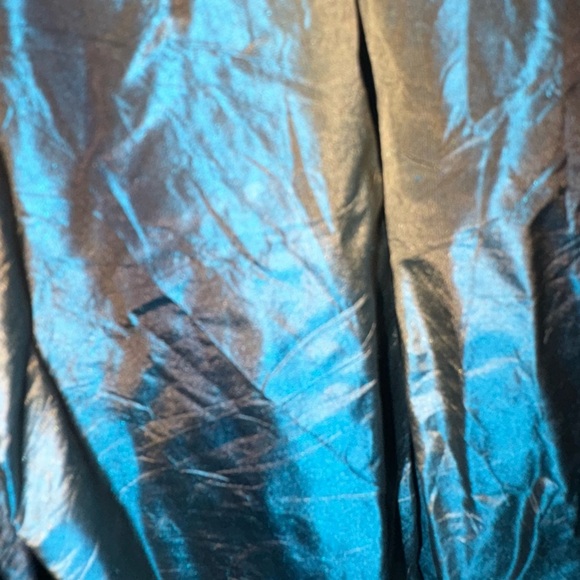 DKNY 100% Silk Pleated Midi Skirt in Opal Blue Gray – Size 10 NWT ($345 Retail) - Picture 9 of 16